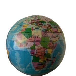 A foam world ball toy